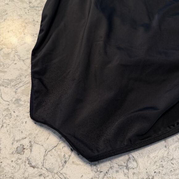 Lands End Swimsuit Womens Plus Size 26W Black Tankini 2 Piece RETRO PINUP - Picture 15 of 15